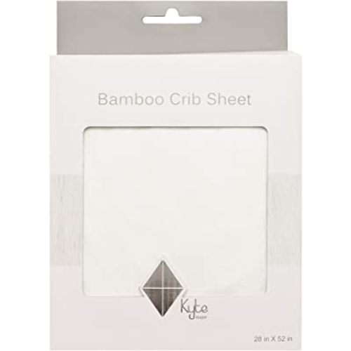 Kyte BABY Soft Crib Sheets Made from Bamboo Rayon Material (Cloud)