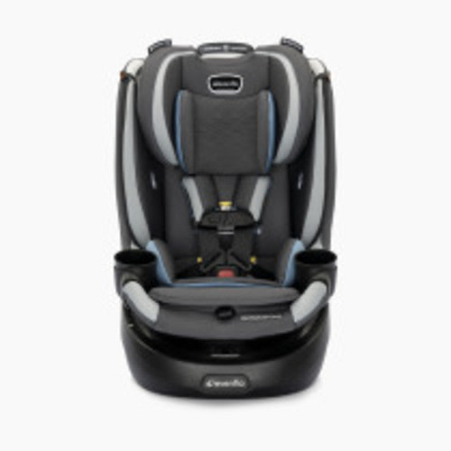 Evenflo Revolve360 Slim 2-in-1 Rotational Car Seat with Quick Clean Cover - Stow Blue