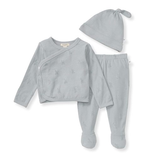 Burt's Bees Baby baby-girls Unisex Baby Take Me Home Set, 3-piece Top, Pant, and Hat Bundle