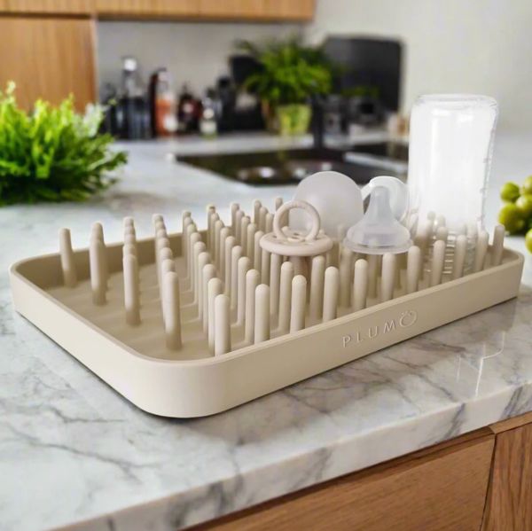 PLUM Hedgehog Silicone Drying Rack - Sand – Bubba Blue Australia