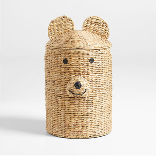 Bear Woven Kids Hamper with Handles