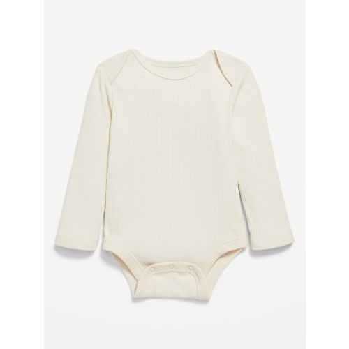 Long-Sleeve Ribbed Bodysuit for Baby