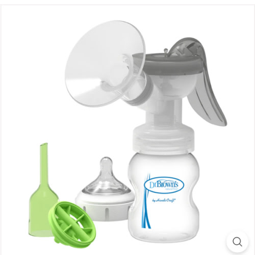 Dr. Brown's™ Manual Breast Pump with SoftShape™ Silicone Shield