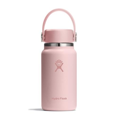 Hydro Flask Micro Bottle - Insulated Mini Leak Proof Flask for Purse or Pocket in 6.7 Oz Trillium Pink