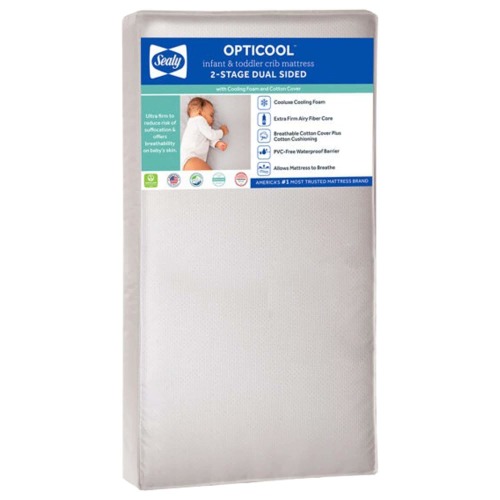 Kolcraft OptiCool 2-Stage Crib Mattress