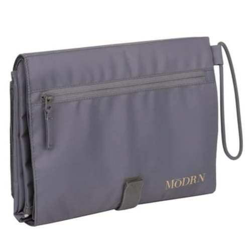 MoDRN Lulu Changing Mat Clutch, Foldable, Gray, Tote Diaper Bags, Unisex Child, Stroller Bag
