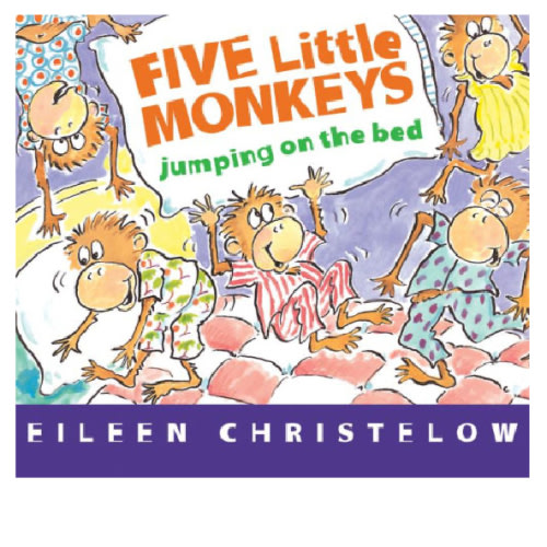 Five Little Monkeys Jumping on the Bed Board Book by Eileen Christelow, Board Book | Barnes & Noble®