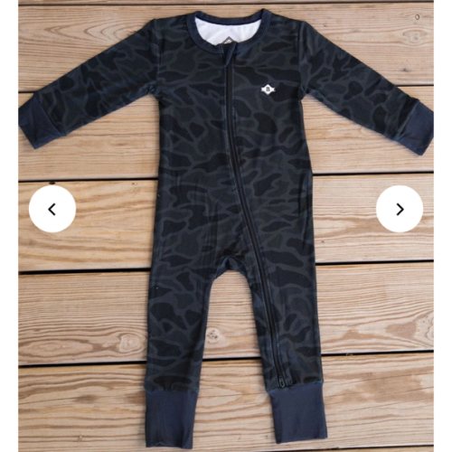 Baby Zip Up - Black Camo – BURLEBO