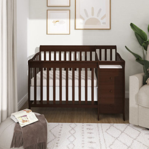 Dream On Me Jayden 4-in-1 Mini Convertible Crib and Changer & Reviews | Wayfair