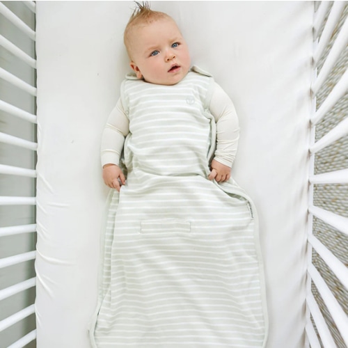 4 Season® Ultimate Baby Sleep Bag, Merino Wool & Organic Cotton, Birch Gray