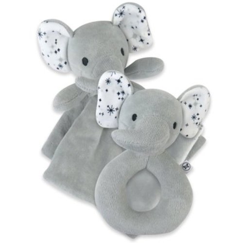 Honest Baby Lovey And Rattle