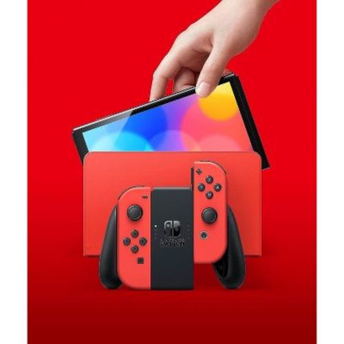 Nintendo Switch OLED Mario Red Limited Edition Console - Manufacturer Refurbished