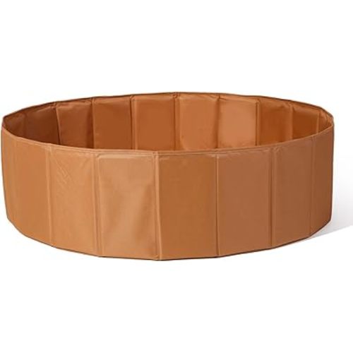 Ball Pit for Toddlers Babies Dogs Cats Iinfant Children, Foldable Ball Pits Play Tent, Crawl Playpen Ball Pool with Storage Bag, Surprise for Boys Girls Festival (Balls Not Included), Brown