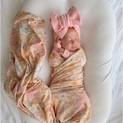 Swaddle Set | Pastel Bloom – Little and Fern