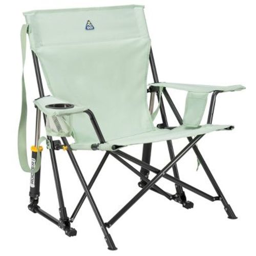Gci Outdoor Kickback Rocker Foldable Rocking Camp Chair - Pastel Green