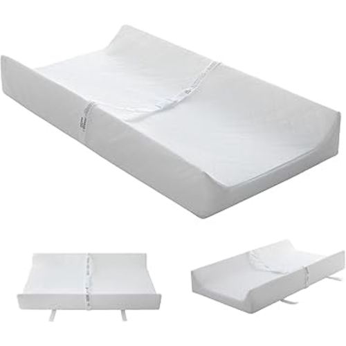 Waterproof Changing Pad, Washable Cover Contour Diaper Changing Pad for Baby Changing Table Pad, Dresser Top, Hypoallergenic Cover