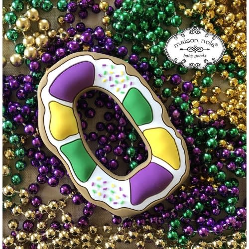 King Cake Silicone Teether | Maison Nola