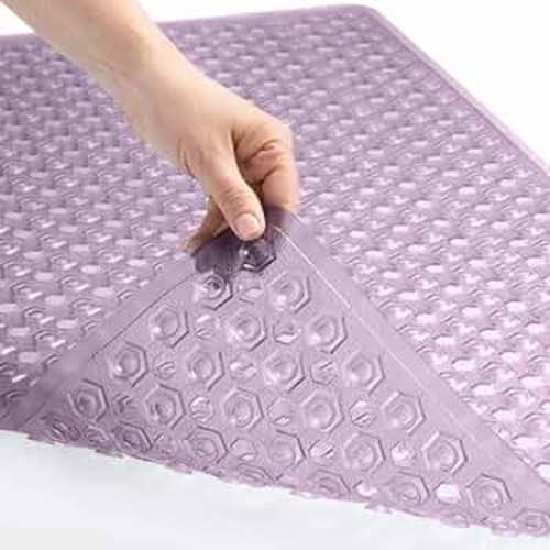 Bath Tub Shower Mat, Washable, Purple