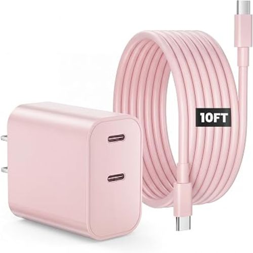 iPhone 17 16 15 Charger Fast Charging, 20W Dual Port USB C Charger Block