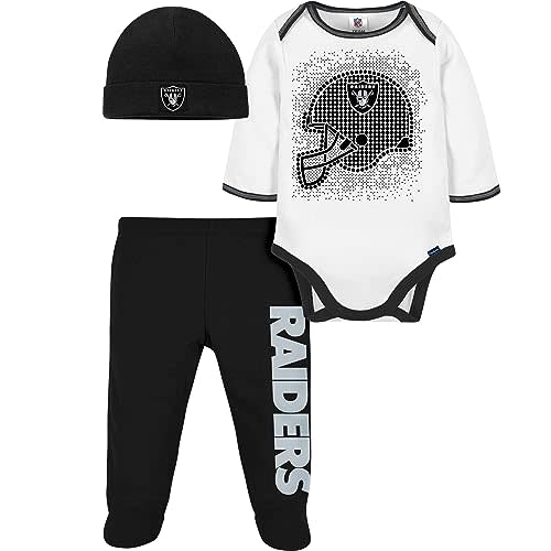 Gerber Unisex Baby NFL Team Footed Pant and Bodysuit Gift Set