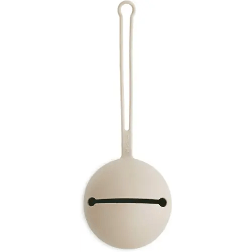 mushie Silicone Pacifier Holder Case (Shifting Sand)