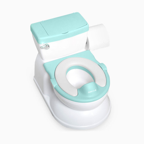 Jool Baby Real Feel Potty Chair - Aqua/White