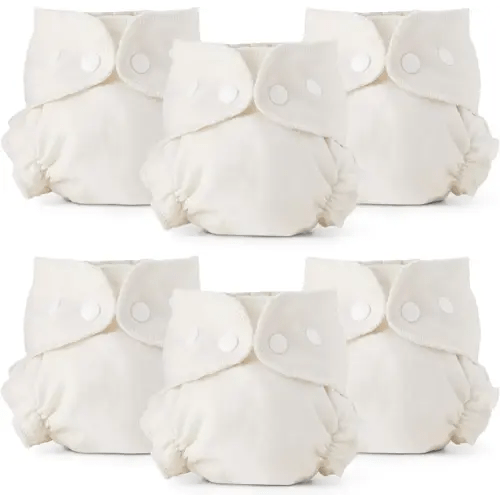 Esembly Cloth Diaper Inner Inserts, 6-Pack, Size 1 (7-17lbs)