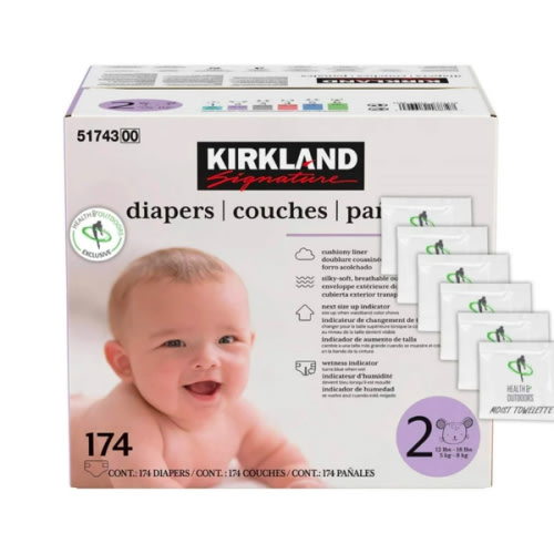 Kirkland Signature Diapers Size 2