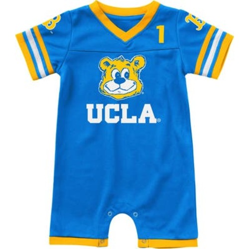 Newborn & Infant Colosseum Blue UCLA Bruins Bumpo Football Logo Romper, 3-6 M