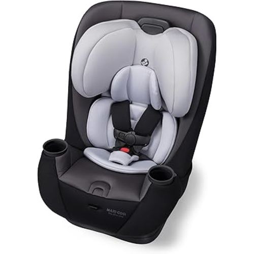 Maxi-COSI Pria All-in-One Convertible Car Seat, Infant to Toddler Car Seat, Easy-Install Harness, Machine-Washable Cover, 5-100 lbs, Blackened Pearl