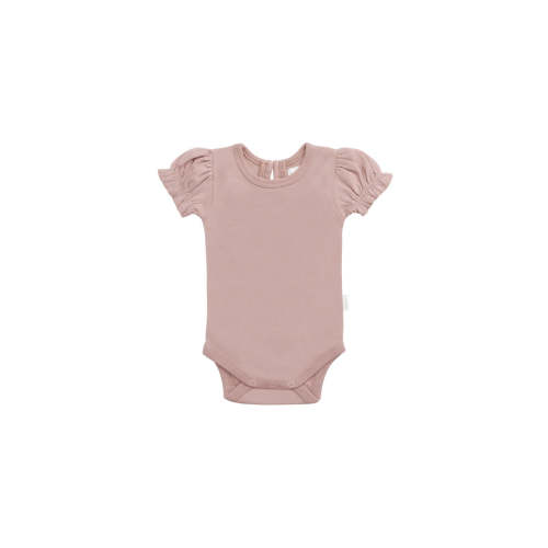 Organic Cotton Elly Bodysuit - Powder Pink – Jamie Kay USA