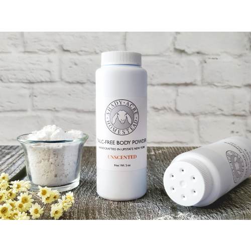 Goat Milk Body Powder, Goat Milk Talc Free Baby Powder, Lavender Body Powder, Unscented Baby Powder With Essential Oils, Natural Baby Powder
