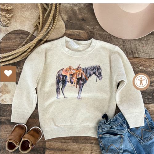 Ole Trusty Sweatshirt(Infant/Toddler/Youth)(Cream)