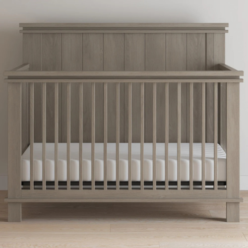 Denman 4-in-1 Convertible Crib Crescent Gray