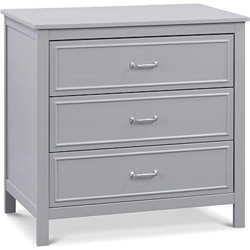 DaVinci Charlie 3-Drawer Dresser in Grey
