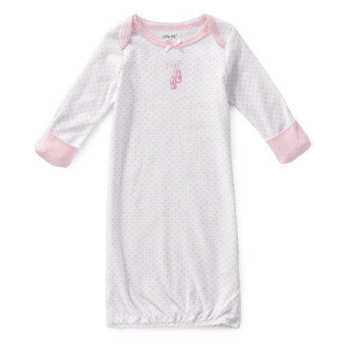 Little Me Baby Girls Prima Newborn-3 Months Ballerina Sleeper Gown