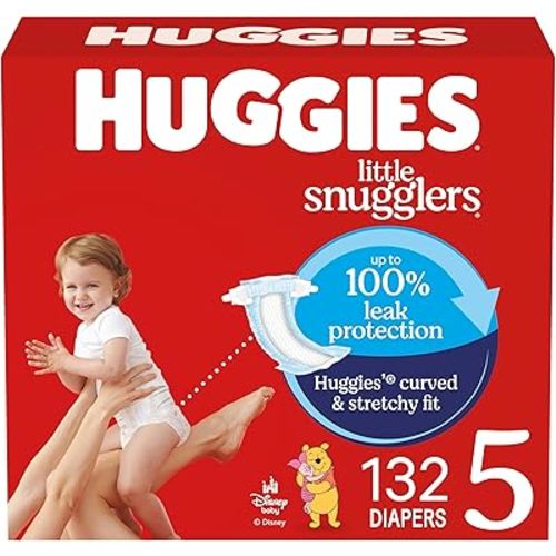 HUGGIES LITL SNUGLR ECON+ Diaper SZ5 132