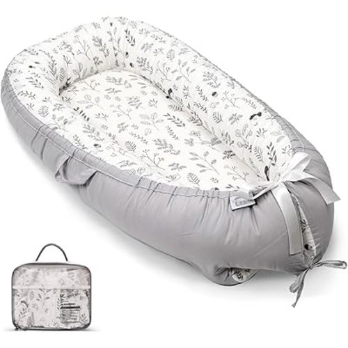 Baby Lounger, Infant Lounger for Newborn,Portable Baby Nest Cover Breathable & Soft, Newborn Essentials