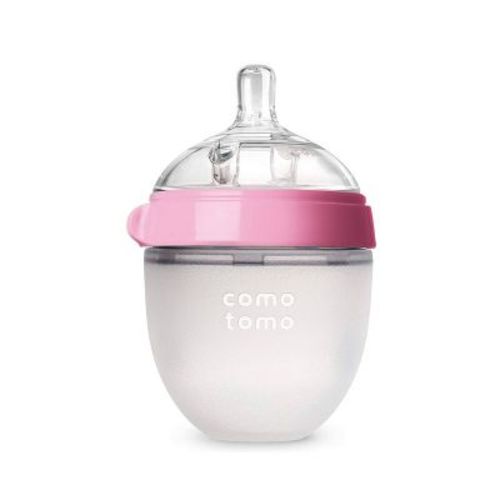 Comotomo Silicone Bottle 5-oz - Pink