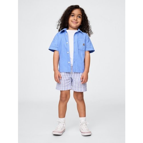 Baby & Toddler Linen-Cotton Cabana Set