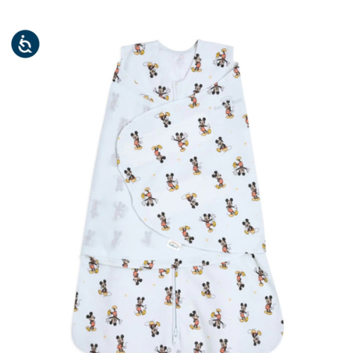 100% Cotton Baby Swaddle Mickey Fun | Newborn | HALO US