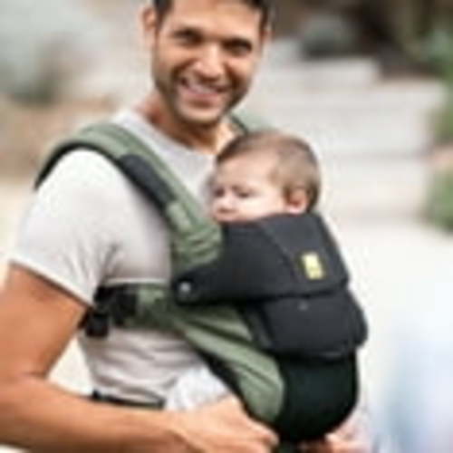 LÍLLÉbaby Complete 6-in-1, Deluxe Airflow Ergonomic Carrier in Olive/Black