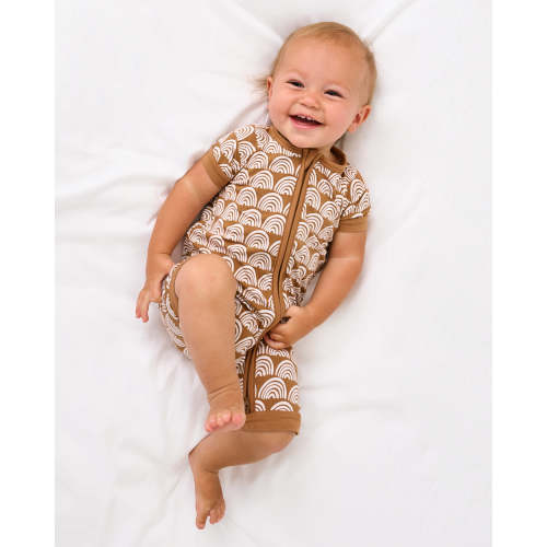 Rust Rainbows Shorty Zippy - Little Sleepies