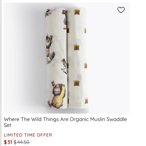Where the wild things are swaddle | Pottery Barn Kids