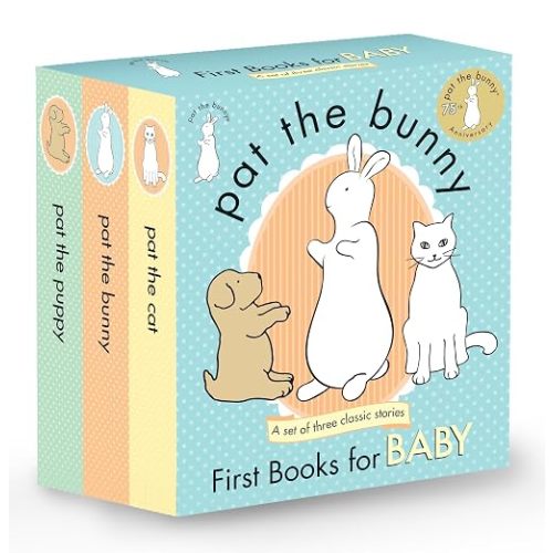 Pat the Bunny: First Books for Baby (Pat the Bunny): Pat the Bunny; Pat the Puppy; Pat the Cat (Touch-and-Feel)