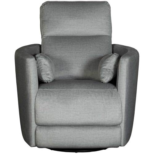 Durham Silver Swivel Power Recliner | 1E-70227P | AFW.com