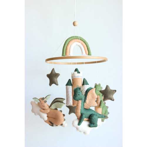 Dragon baby mobile