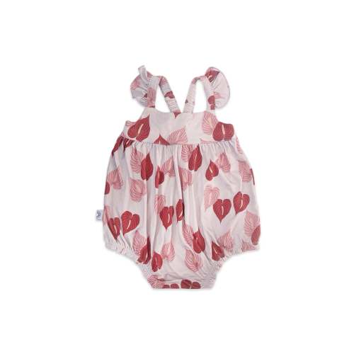 Bubble Romper - Anthurium