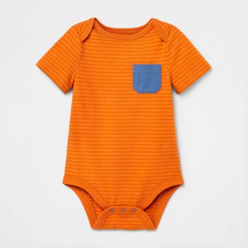 Baby Boys' Pocket Bodysuit - Cat & Jack™ Rust