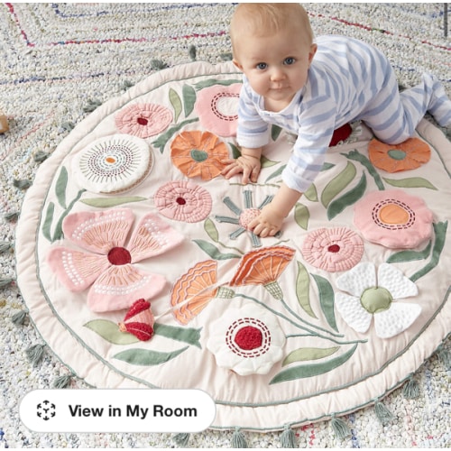 Floral Garden Baby Activity Play Mat